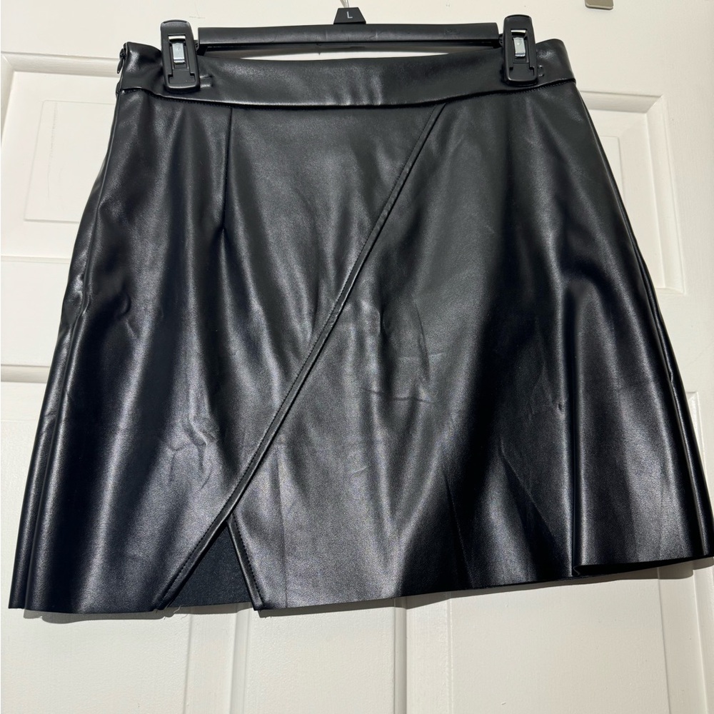 Leather Mini Skirt
